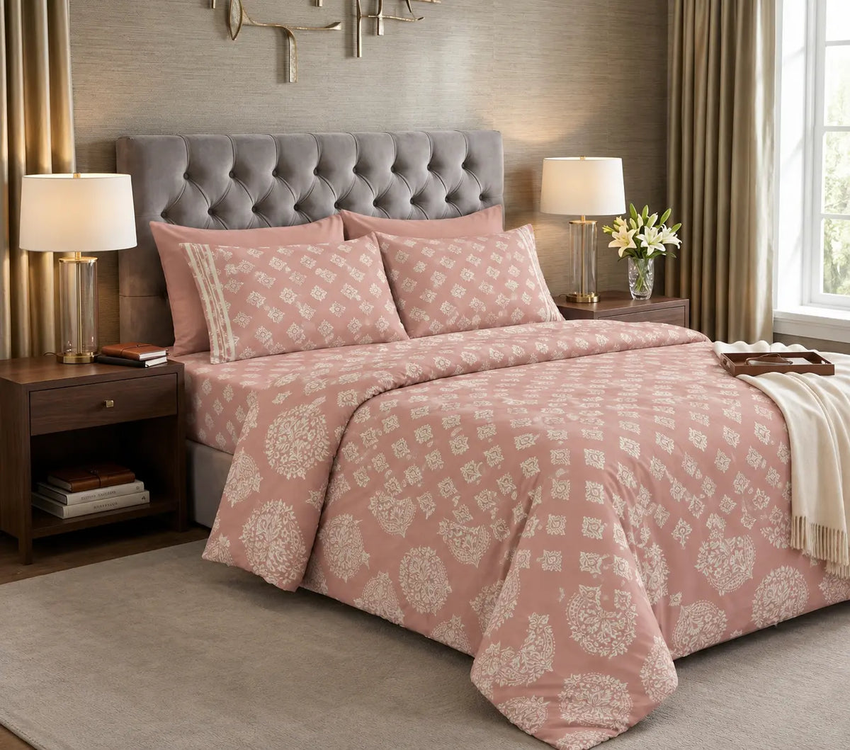 Premium Cotton Bedsheet – Soft, Breathable & Comfortable